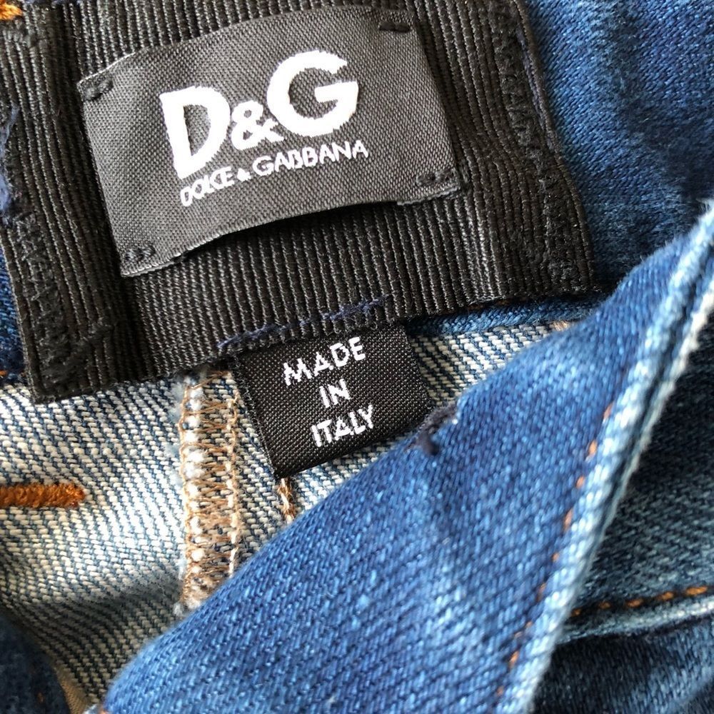 D&G dolce gabbana denim stretch jeans 40 / 8 - Picture 7 of 8